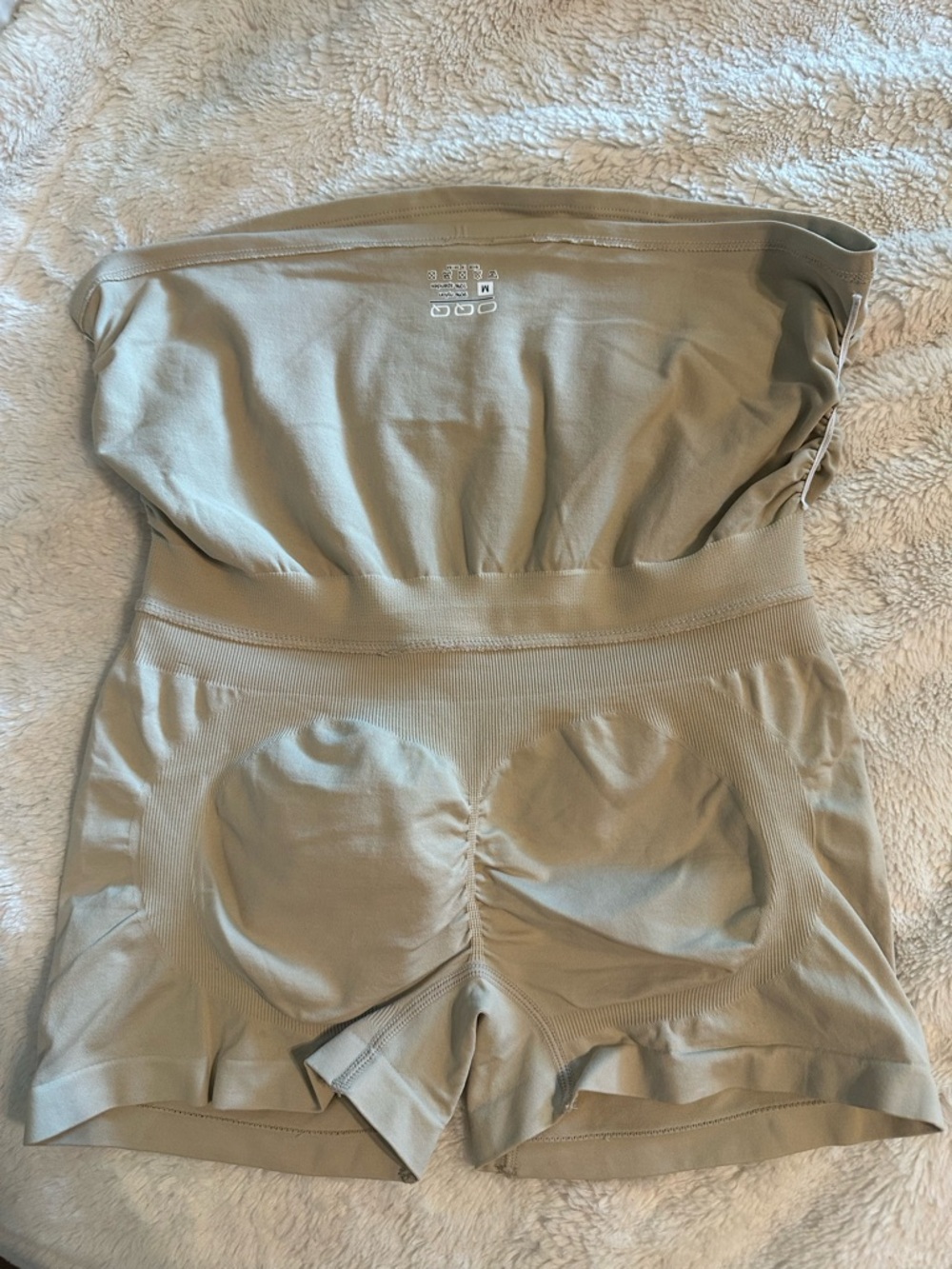 Seamless Beige Women’s Skort Shorts